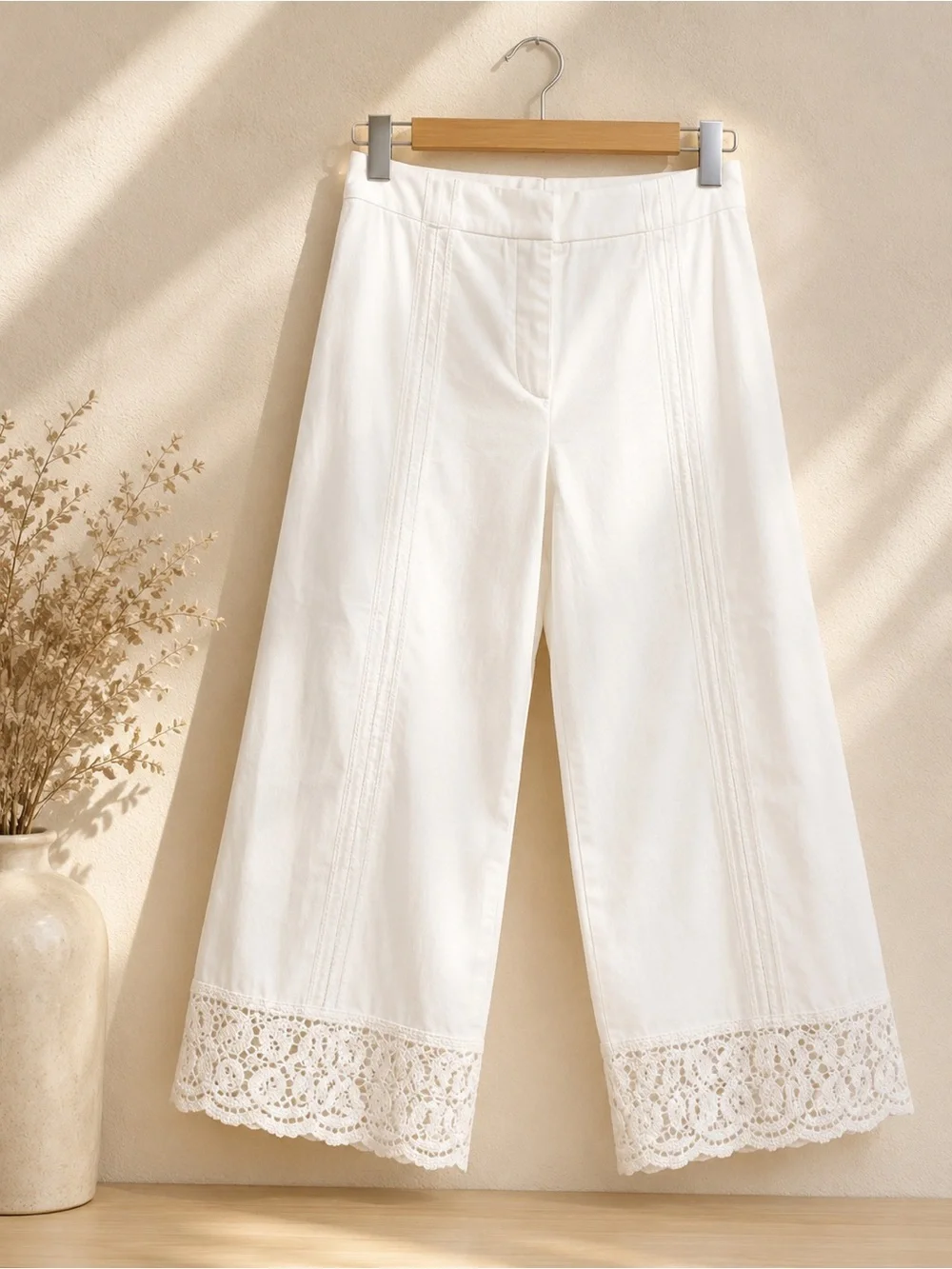 VIRAL NEW ZARA  SUMMER EMBROIDERED PANTS SIZE M AND L 🚨NO DISCOUNT